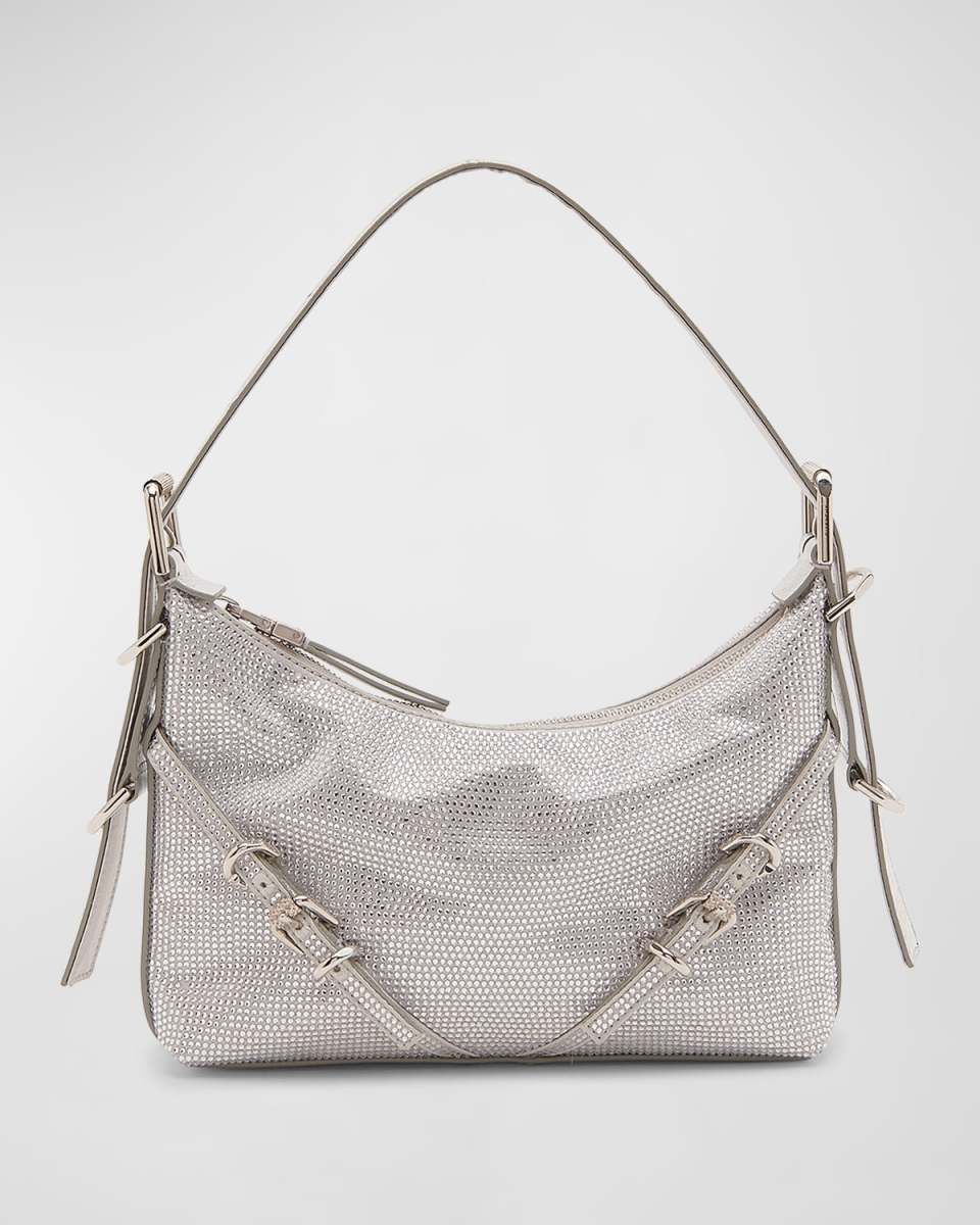 Voyou Mini Shoulder Bag in Satin Strass